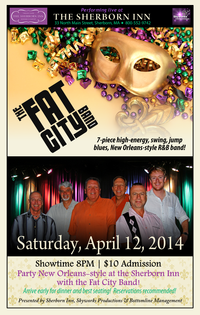 THE FAT CITY BAND LIVE AT THE SHERBORN INN