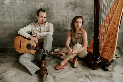 Zespół kameralny ACh Duo - gitara i harfa (Aleksander Pankowski vel Jankowski i Noemi Hańczyk) | ACh Duo chamber ensemble guitar & harp
