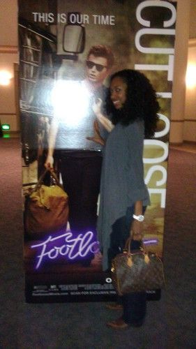Clowning with Ren at the Footloose screening
