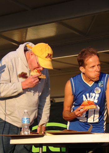 Pizza Eating Contest Hosted by Broadway Pizza in Fridley
