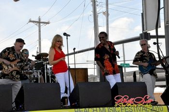 Having fun at the Mayfest Beach Music Festival in Myrtle Beach on May 15, 2010

