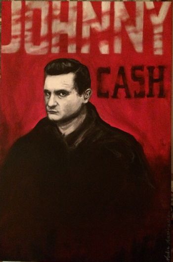 Johnny Cash 24 x36 in
