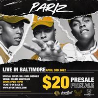 Shake Sumn Tour: Pariz Live in Baltimore