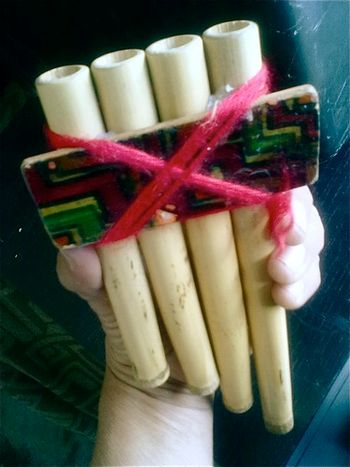 ANTARA - Bamboo Panpipe many many many have been made in schools over the years...they learn to assemble, decorate, play and create their own music!
