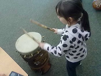 3rd Grade Residency 6 weeks, kids learn Native Music of the Americas. Encinitas, CA
