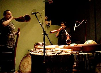 2/16/13 MEXIKA performance on Gourd Mayan Trumpets
