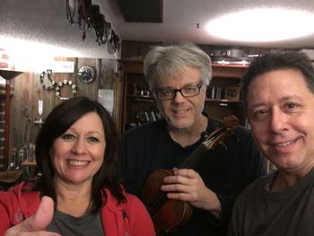 In the studio with Laura Lisbeth and Bradley Athey, December 2019.

