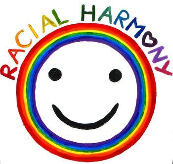 This is the Racial Harmony logo.
