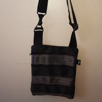 Striped Black CARRY ITT Bag