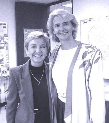 Dian and the Rev. Dr. Petra Weldes

