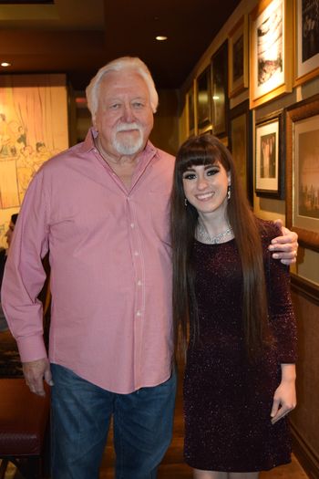With Jimmy Capps at the Grand Ole Opry, 2019
