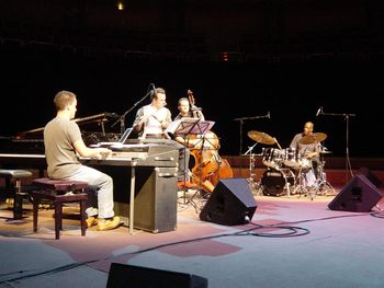 Jacky Terrasson, Emmanuel Pahud, Sean Smith, Gerald Cleaver in Cologne, Germany, 2003

