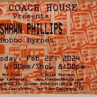 Ticket to Coach House with Shawn Phillips