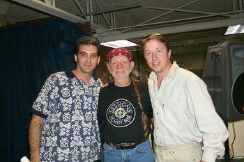 Joey Love with Willie Nelson
