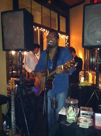 Jamming with my band at A1A Ale Works in St. Augustine, FL Nov 2012
