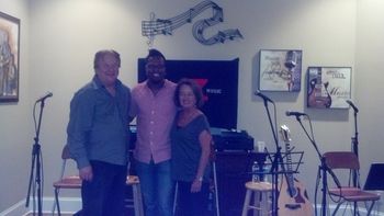 Me with the hosts of Z Music, The Seays. Franklin, TN Aug 2012
