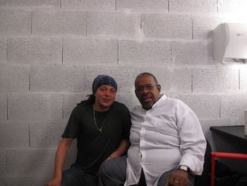 I was lucky enough to open up for and meet the great trombonist Fred Wesley in France. May 2011
