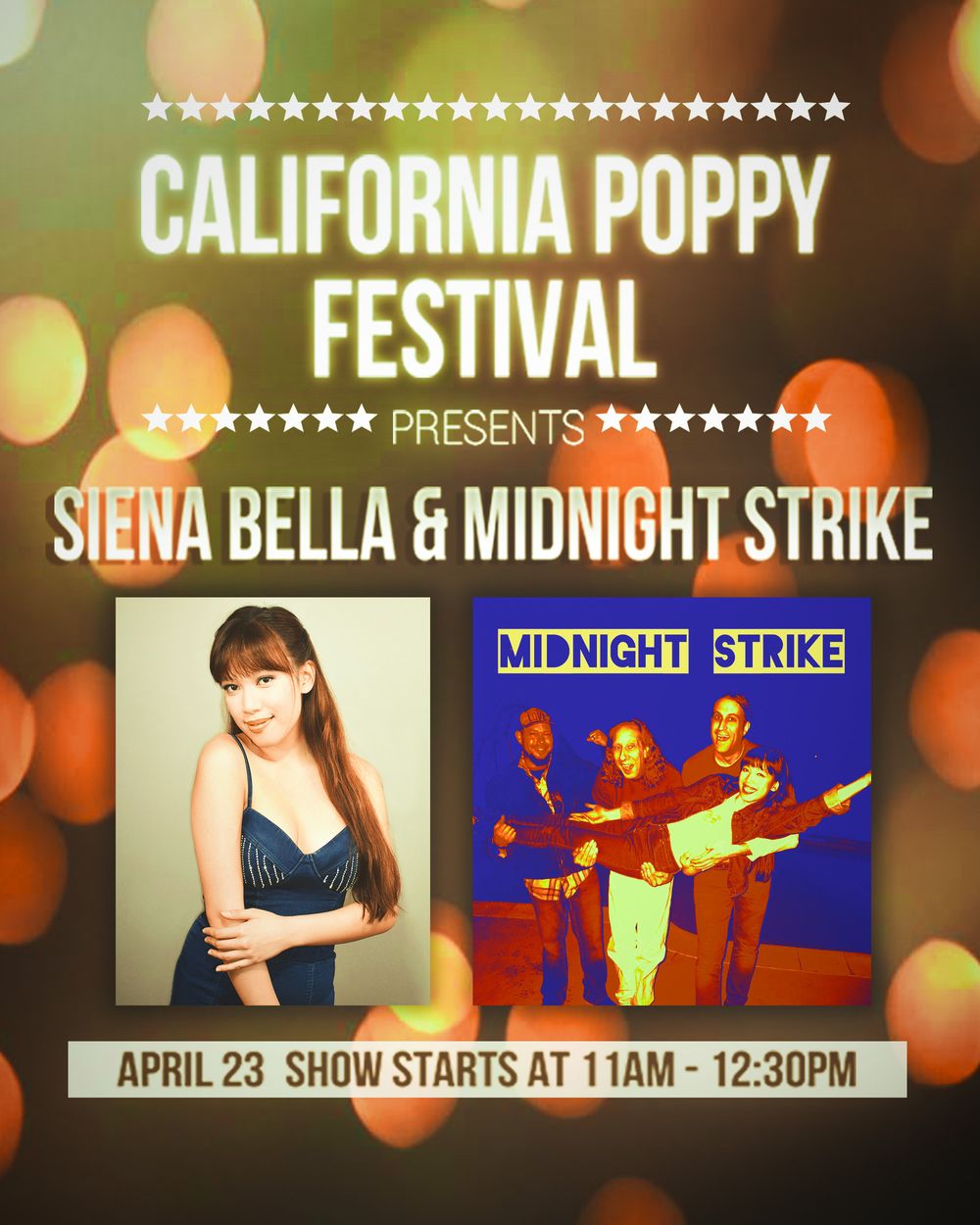 California Poppy Festival April 23, 2022 at 11:00 AM to 12:30 PM Buy Pre-sale Tickets Online!