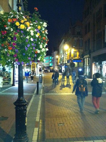 Grafton Street at night
