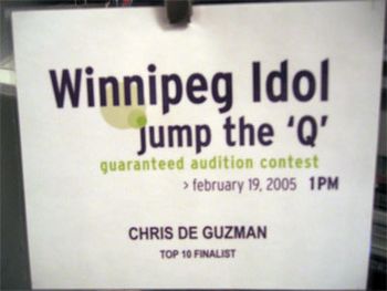 Winnipeg Idol Finalist
