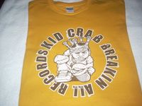 Kid Crab T-Shirt (Breakin' All Records) Gold