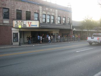 Line outside the Venue
