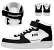 HOPZ - High Top Black & White Strapped Sneakers 