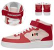 HOPZ - High Top Red & Peach Strapped Sneakers 