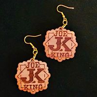 Joe King logo Earrings (pair) - KB019