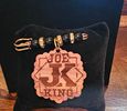 Joe King black bead clothes grip - KB008