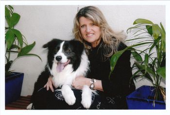With his Mum at the photo shoot in Sept 2007 for Optimum Dog Food Calendar
