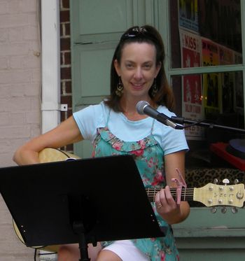 Kim at 1st Saturday Downtown Frederick. August 2, 2014
