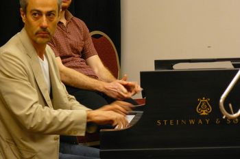 Giving a master class in improvisation at UCF
