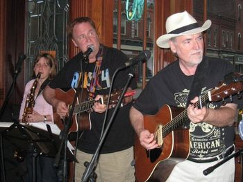 Performing with Terry Rivel at Olga's Cafe (June 2010)

