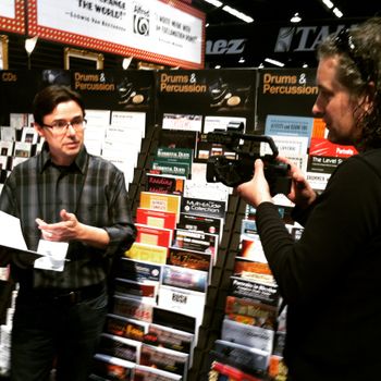 interview at NAMM 2015 with Drummerszone.com
