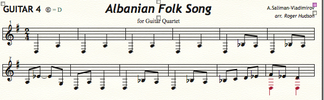 Albanian Folk Song - Guitar 4