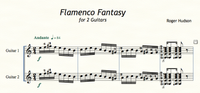 Flamenco Fantasy - Full Score