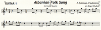 Albanian Folk Song - Guitar 1