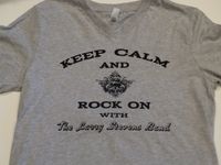 "Keep Calm and Rock On" Tee (grey)