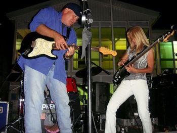 Molly and Nuge jammin' in Kosovo!!!!
