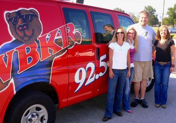 Mr. Dave and the gals...Owensboro, KY-WBKR!
