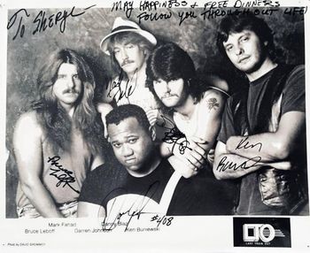 Last Train Out-autographed photo: David George Brommer 1991

