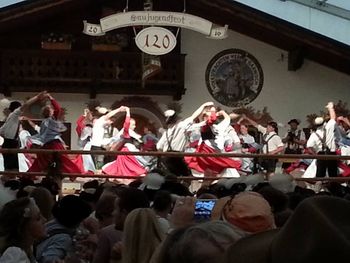 Dancers at the Festwoch in Garmisch
