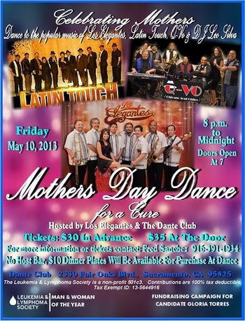 May 10, 2013 - Mothers Day Dance for a Cure Fundraiser
