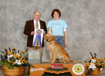 Danger & Beth take another High in Trial in Wichita at the Sunflower Cluster 4-6-08 with a 198 in Nov B!
