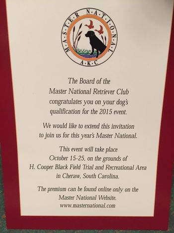 Gibb's invitation to Master National 8-10-15
