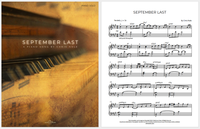 September Last Sheet Music for Piano (PDF & MP3 download)