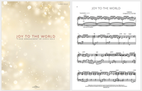 Joy to the World Sheet Music for Piano (PDF & MP3 download)