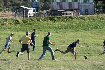 A game of football
