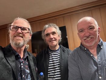 Jan with Jez Lowe and James Keelaghan
